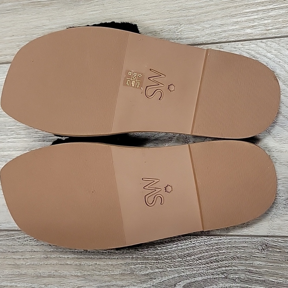 Stuart Weitzman Size 5 1/2 Black Shearling Cammy … - image 4